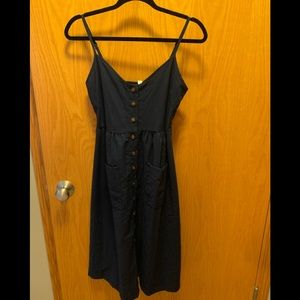 Navy Pocket Dress